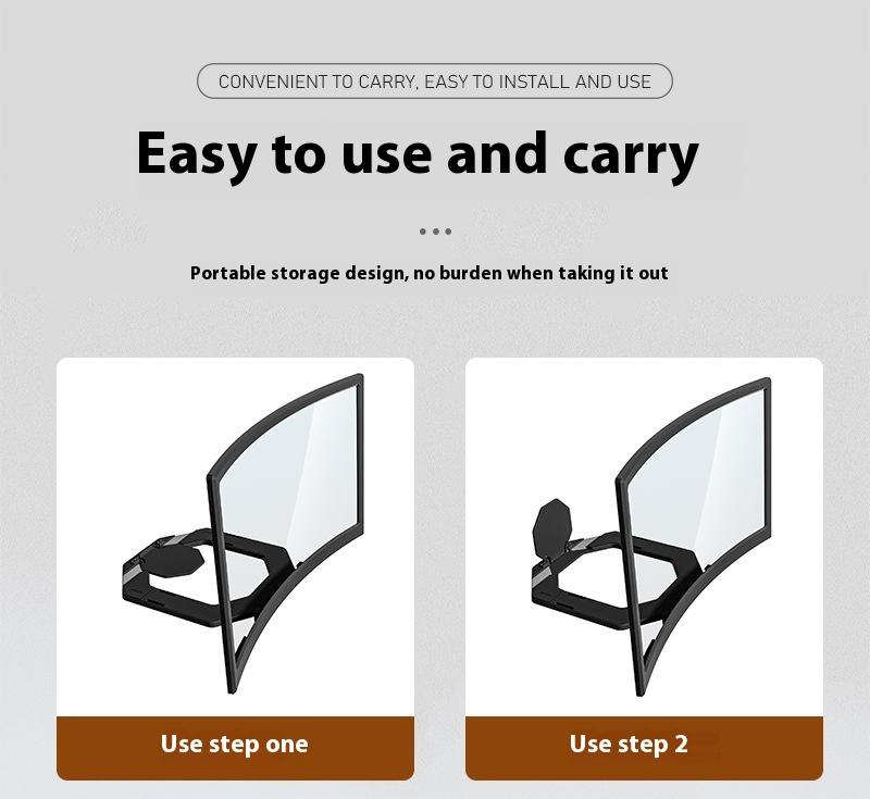 14-Inch Universal Plastic TV & Smartphone Screen Amplifier - with Audio Enhancement for Phones & Electronics