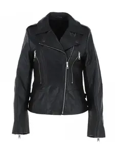 Biker Black Leather Jacket