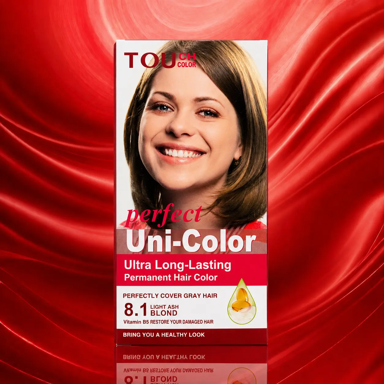 SOFTSUB Uni-Color Hair Dye (Light Ash Blond 8.1 ,1 Box)