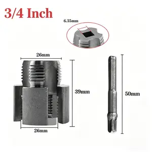 SOPAMI Pipe Threading Tool Dual Size Pipe Tap Tool for Metal Pipe Repair and Installation Durable Hand Threader