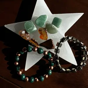 Selenite Plate | Star Shaped Daily Crystal Charger