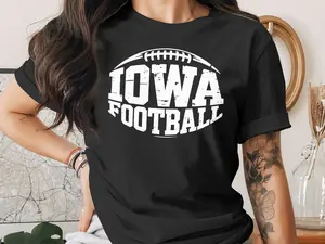 Iowa Football T Shirt, Comfort Colors Shirt, Iowa Gift, Iowa Sports, Fan Apparel, Iowa Game Day, Iowa State T-Shirt, Football Gift