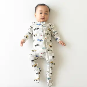 Zippered Footie in Fast and Fierce