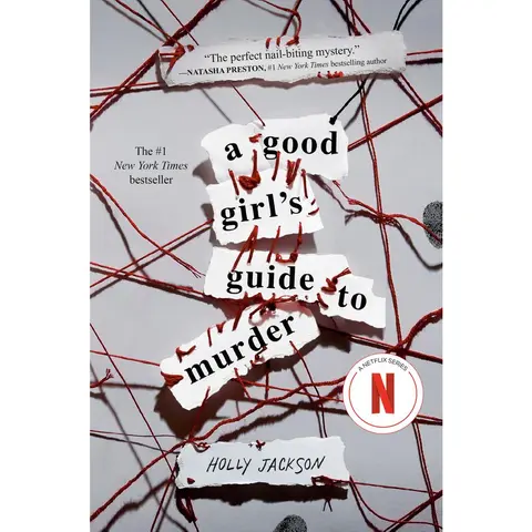 Used Like New Soft Cover Holly Jackson's "A Good Girl's Guide to Murder" Paperback Edition - English Literature Book for Adults Reading, 0.74lb Bestselling Mystery Thriller, Netflix Tie-In, Past-Present Blur, Sal Innocent Hunt, Perfect Nail-Biting Story