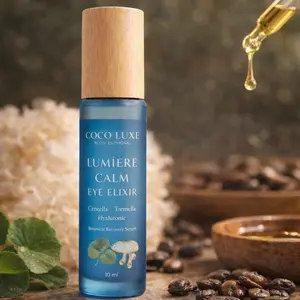 Centella + Tremella Under Eye Roller | Hydrating Eye Serum for Puffiness & Fine Lines | Lumière Calm