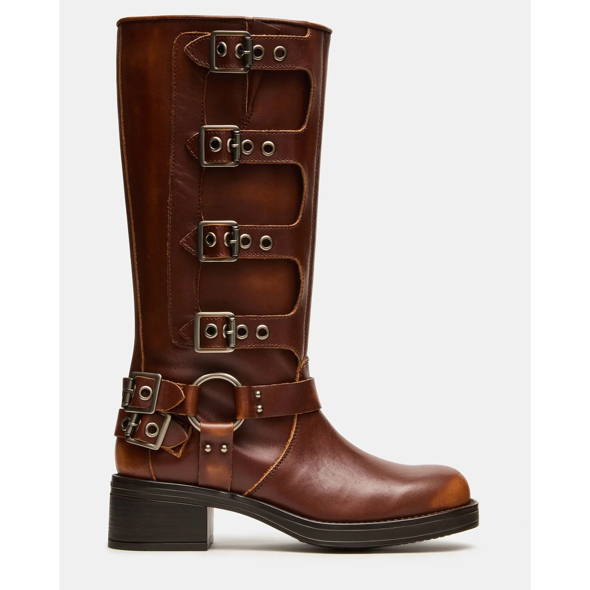Steve Madden ROCKY COGNAC DISTRESSED - TikTok Shop