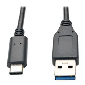 Tripp Lite U428-003-G2 USB 3.1 Gen 2 USB-C to USB-A Cable M & M, 10 Gbps, USB Type-C to Type-A