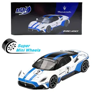 BBR Models 1:64 Maserati MC20 #2 Maserati Performance Experience - White/Blue