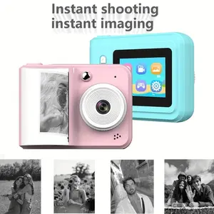 Instant Print Camera, Portable Printer that Prints Pictures as Soon as You Take Them for Pictures, Labels, Outdoor, Learning, Jewelry Engraving Label Printing, Very Suitable for Halloween, Christmas, New Year Gifts, Valentines day gift set