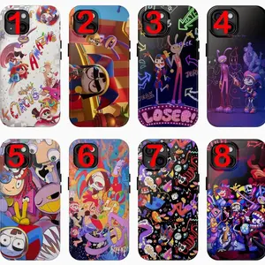The Amazing Digital Circus Phone Case, Animated Series Fan Gift, Indie Animation Lover Accessory, Cool Collectible Merch, Protective Phone Case For iPhone Samsung