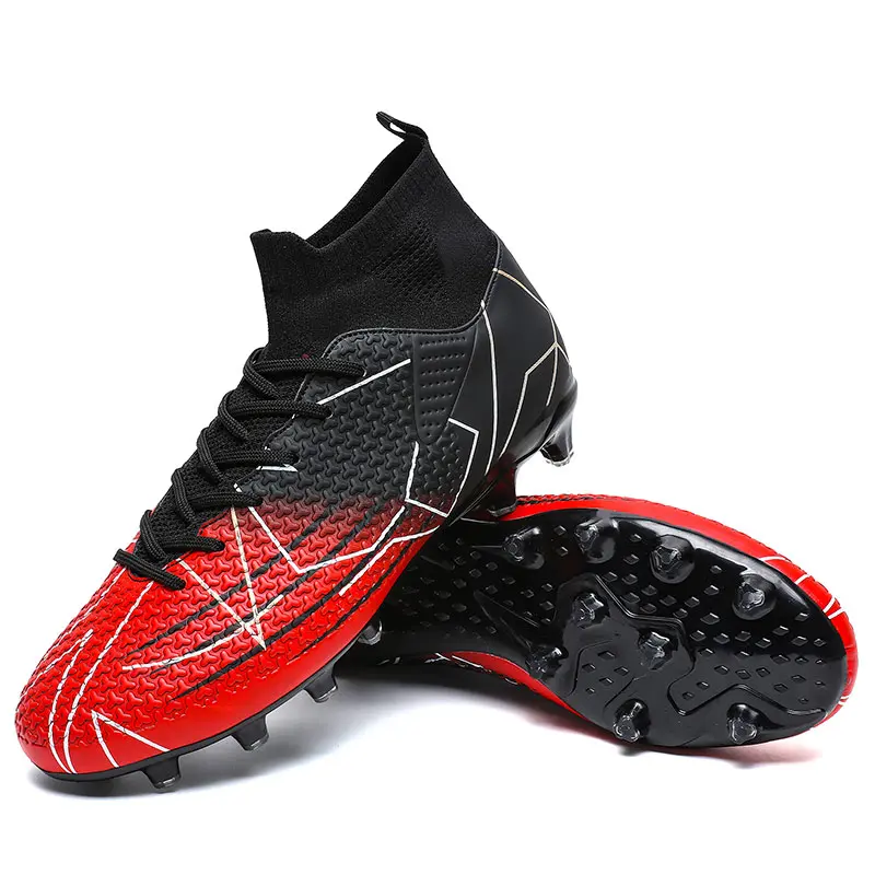 Boys & Girls Football Shoes – High-Top Training Shoes, Children’s Footwear, Ankle-High Football Shoes, Lightweight for Outdoor/Indoor Five-a-Side Football