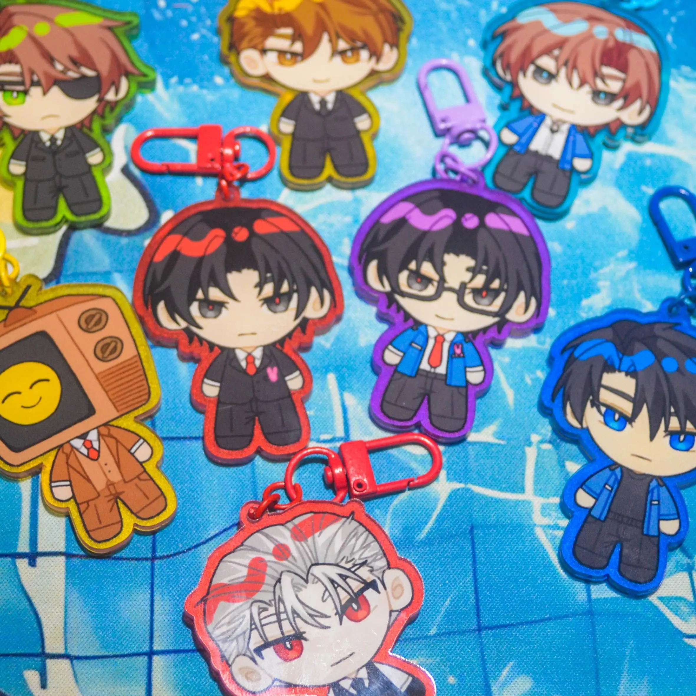 GSGW Transluscent Acrylic Keychain