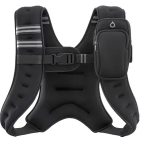 WEIGHTED FITNESS VEST for Workout Enhancement Gym Essential Fit Lifestyle Boost Training with Added Resistance- Reflective Training Vest with Storage pockets- Running, strength training and Fitness Anywhere Lifestyle