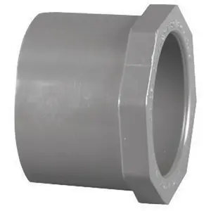 Schedule 80 2 in. Spigot x 1 in. dia. Slip PVC Reducing Bushing Schedule 80 2 in. Spigot x 1 in. dia. Slip PVC Reducing Bushing