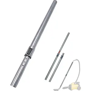 1.25 Inch Stainless Steel Vacuum Extension Wand Compatible with Vacuums using 1 1/4 Inch (1.25in) 32mm Accessories - 1 1/4 Vacuum Extension Tube for Shop Vac (Stainless Steel Extension Wand)