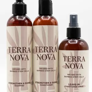 Shampoo, Conditioner, and Heat Protectant Leave-In Spray for Hair Styling and Protection