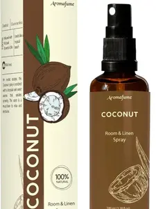 Coconut Room, Linen & Pillow Spray by Aromafume | 100ml/3.38 fl oz | with Pure Coconut Essential Oil | Aromatherapy Spray for Relaxation, Sleep & Stress Relief | Mist for Bedding, Fabrics