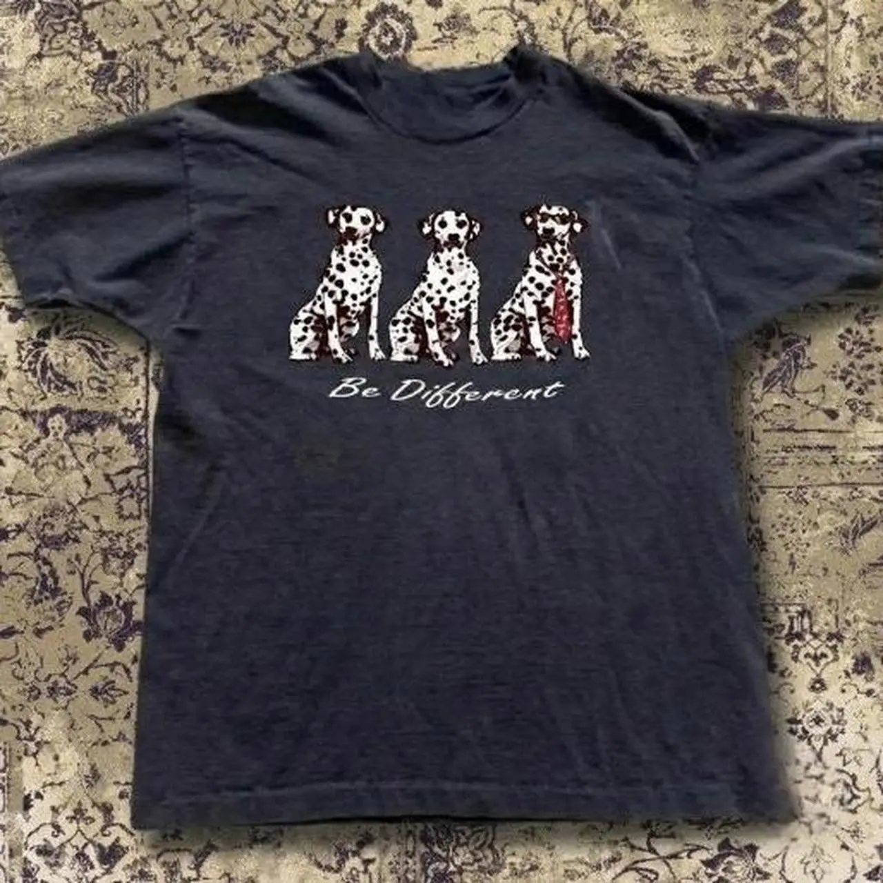Dalmatian Dog Graphic T-shirt, 90s Vintage Unisex