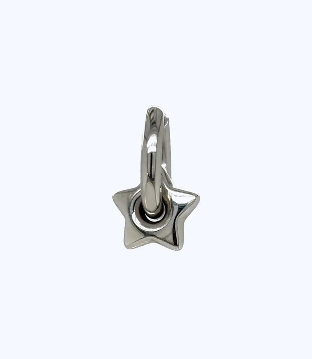 The Chunky Star Hoop The Chunky Star Hoop