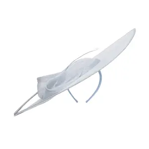 SILVER BLUE CALLA LILY FASCINATOR