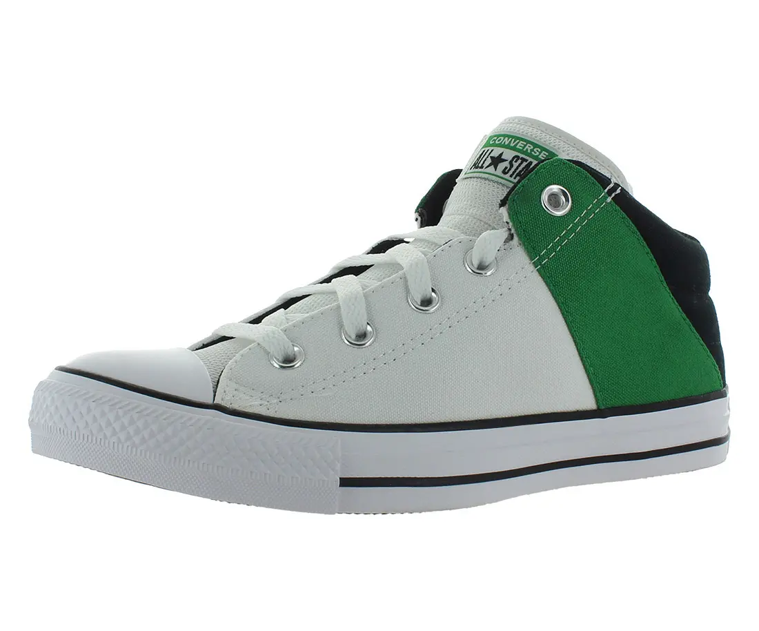 Converse Chuck Taylor All Star Axel Mid Boys' Classic Kid's Sneakers, Canvas Round Toe for Casual Wear & Outdoor Activities, Kids Sizes, Laces
