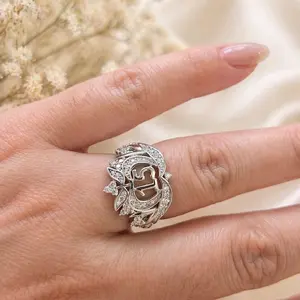 Anillo de 15 Años plata 925 sólido medida 7 por 85