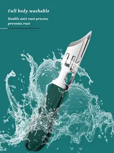 Professional-grade eagle beak splash-proof three-piece set: high carbon steel large opening nail clipper set - cut through the thickest nails like butter