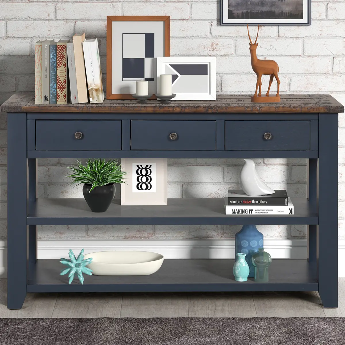 Blue + Pine