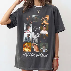 [Sale Up To 15% + Free Ship] Comfort Colors - Maddox Batson Country Music Shirt, Maddox Batson Tee, 2025 Tour Merch, Maddox Batson Poster & Gift