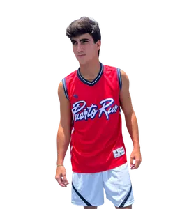 Puerto Rico Premium Basketball Jersey – Red Flag Edition