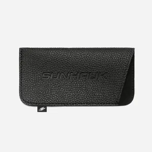 Sunhauk Leather Sunglasses Sleeve - Scratch-Resistant, Slim Fit, Eco-Friendly Material, Soft Touch, Carry Case for Protecting Shades