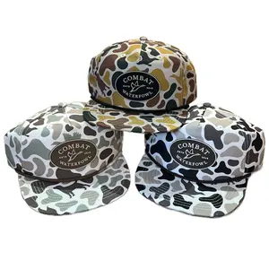 Front Lines Rope Hat | Patch | Combat Waterfowl Casual Hat Summer Rope Hat