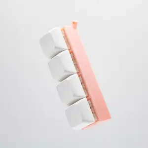 4x1 BUBBLEGUM Fidget Keyboard Keychain