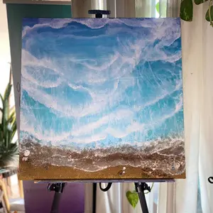 Waves Escape Painting