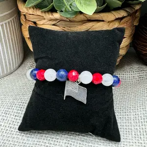Fourth of July Handmade Crystal Bracelet from Urban Rutile
