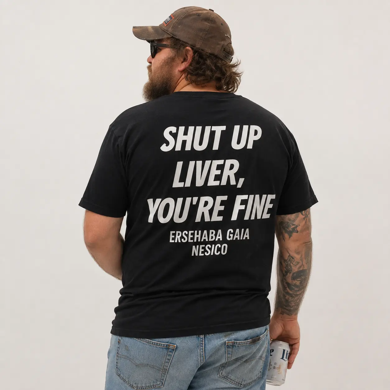 Men's Short-Sleeve Vintage Meme T-Shirt, Funny Sarcastic Graphic Tee for Weekend Parties