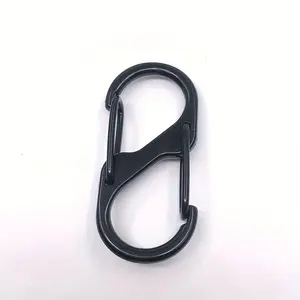 Carabiner Clip, 10pcs Carabiner Keychain, Outdoor Hiking Climbing Carabiner, Zinc Alloy Carabiner, Car Interior Accessories for Men and Women, Hook Carabiner