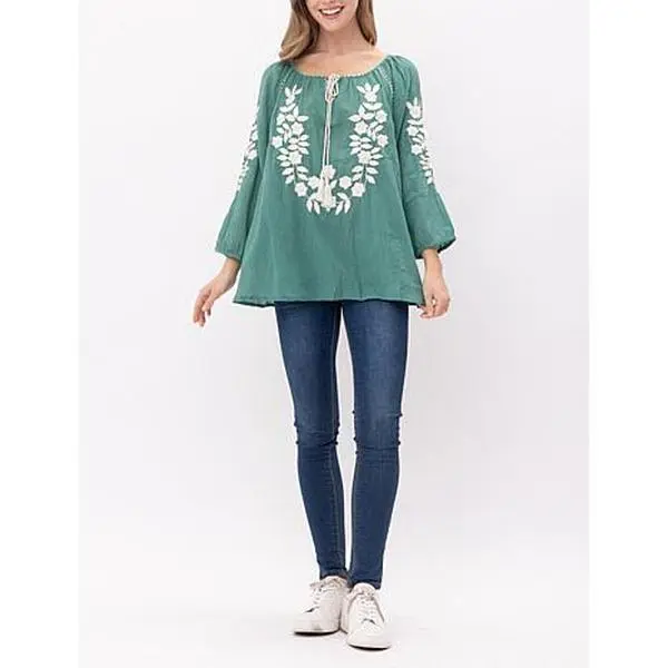 Raj Norah Embroidered  Blouse