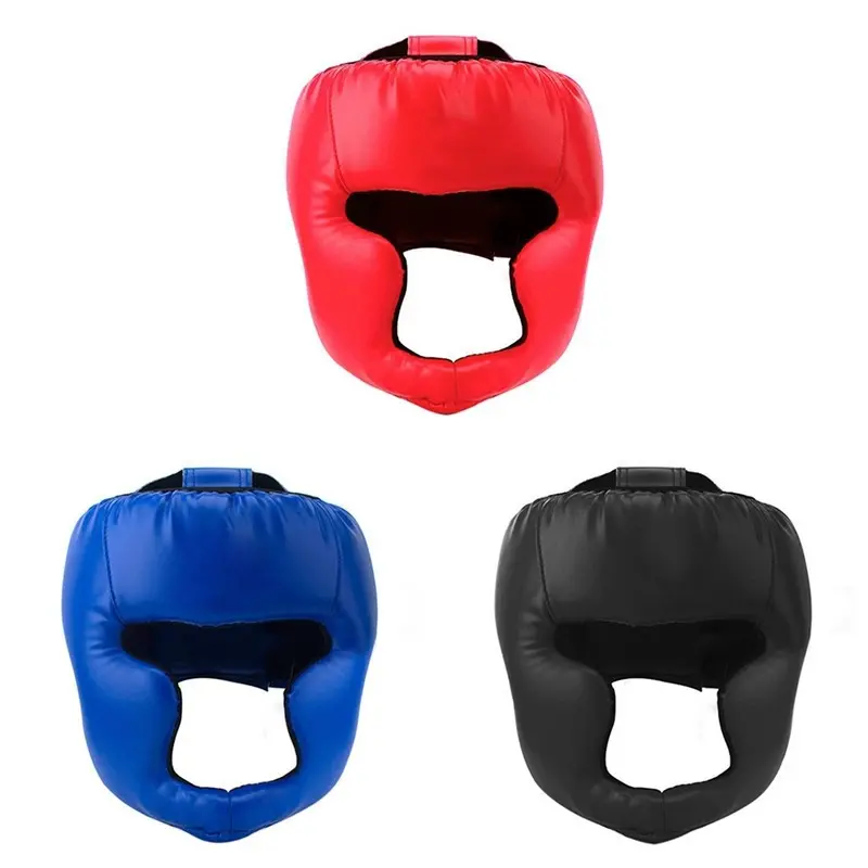 Sparring Helmet Head Protection for Children and Adults Training Closed Thickened Fighting Face Guard Boxing Muay Thai Fighting Gear