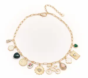 Susan Graver Eclectic Charm Necklace