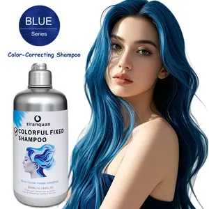 Blue Complementary Shampoo (Free 30ml Hair Mask) | Blue Hair Dye Shampoo—Natural herbal ingredients that won't damage hair. A natural hair dye, ideal for color protection after dyeing.cares for hair. healthy hair care color shampoo