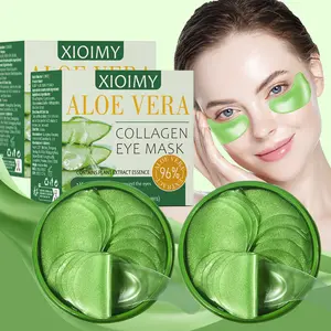 120pcs Aloe Vera Collagen Eye Masks, Deep Hydration, Hydrating Eye Care, Moisturizing, Nourishing & Firming Under-Eye Care, Elastic Skin, Anti-Dryness, Skincare Essentials