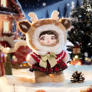 [Buy 2 get 3]Nommi-Wonderful Christmas Night Series Plush Blind Box,Bunny Plush Dolls,Soft Furry Collectibles,Backpack or clothing decoration,Stuffed Animal