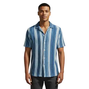 STACY ADAMS: Knit Button Down 27208