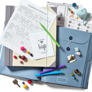 Babysitter Binder | Perfect binder for important info, allergies, medicine, emergency numbers