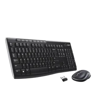 MK270 Wireless Keyboard And Mouse Combo For Windows, 2.4 GHz Wireless, Compact Mouse, 8 Multimedia And Shortcut Keys, For PC, Laptop - Black