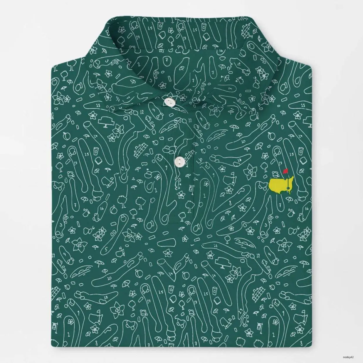 Masters 2024 Golf Polo Shirt Mens PGA Performance Shirt