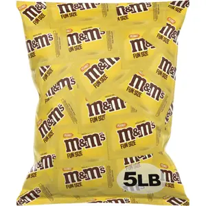 Peanut M&M's (5 Lb) Bag of Milk Chocolate Covered Roasted Peanuts Sweet Snack