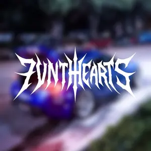 7VNTHEARTS White Front Windshield Banner Decal for Cars and Trucks Vehicle Exterior Decoration