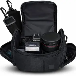 Medium Soft Padded Protective Shoulder Bag – For DSLR & Mirrorless Equipment, Compatible with Nikon, Canon, Sony Cameras